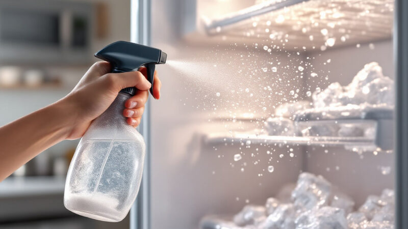 Du frigo au pare-brise, voici la recette du spray magique qui dégivre tout hyper facilement