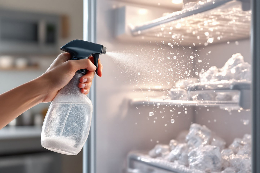 Du frigo au pare-brise, voici la recette du spray magique qui dégivre tout hyper facilement