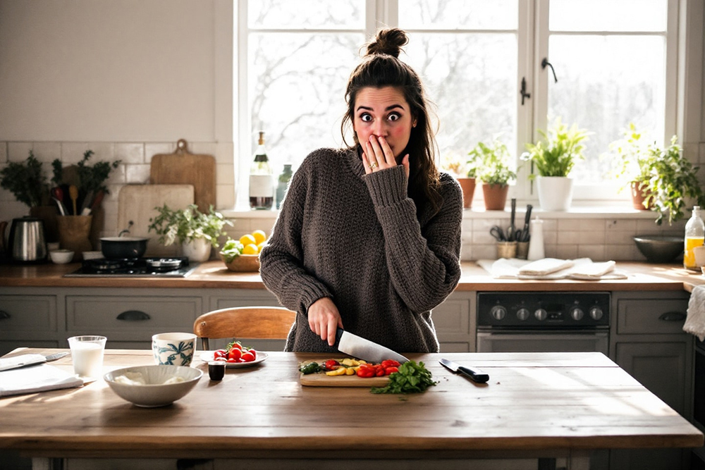 « Je croyais bien faire en coupant mes crudités avec le même couteau… jusqu’à cette découverte qui m’a choquée »