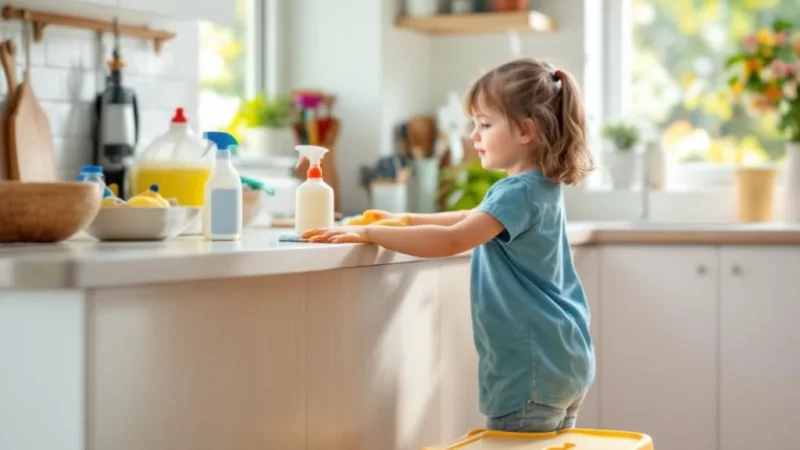 Comment confier des tâches ménagères adaptées à l’âge de votre enfant