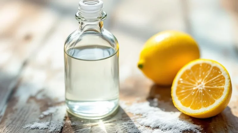 Désodorisez Naturellement avec Citron et Vinaigre Blanc!