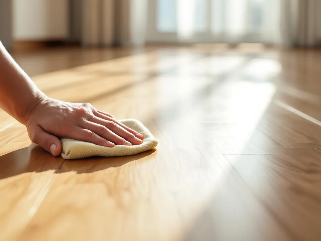 Astuce pour un parquet verni impeccable en un clin d’œil