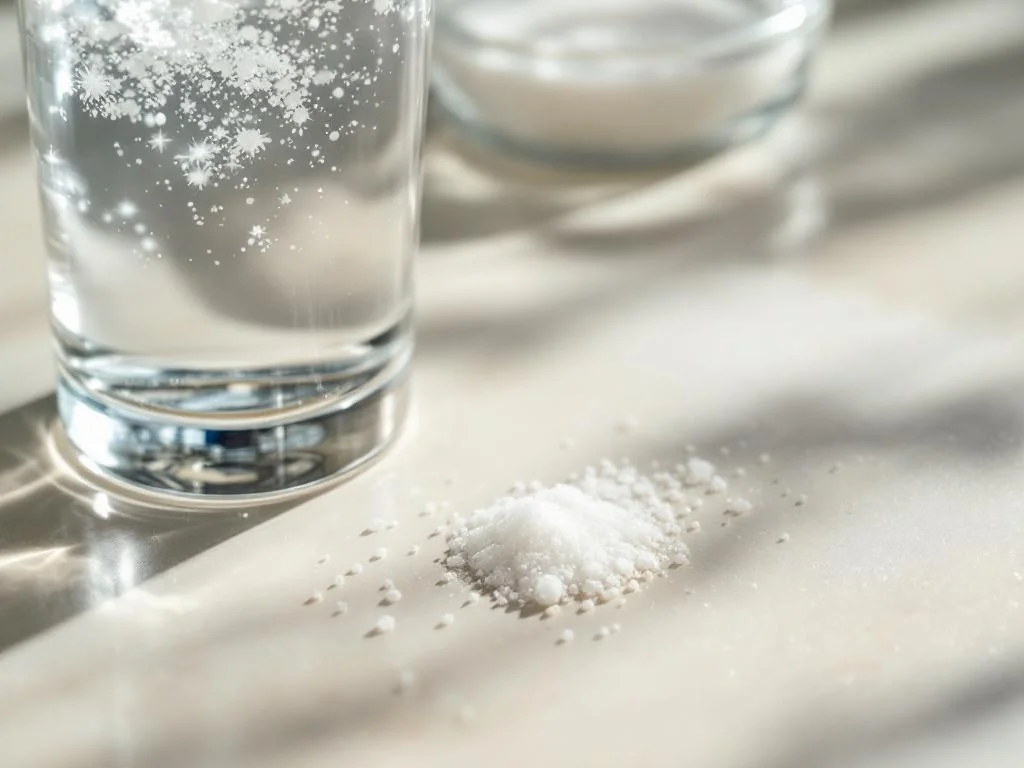 Comment éliminer facilement une tache de vin avec  du sel et de l’eau  gazeuse