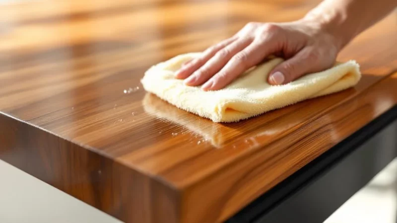 Comment nettoyer une table laquée sans laisser de traces