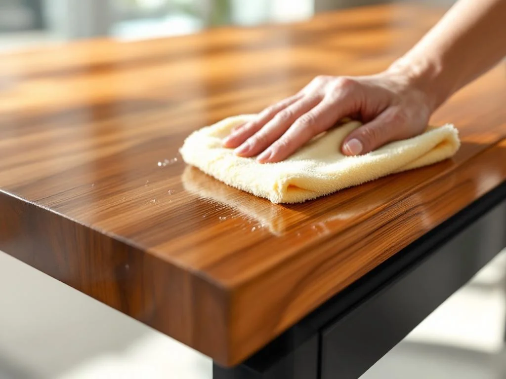 Comment nettoyer une table laquée sans laisser de traces