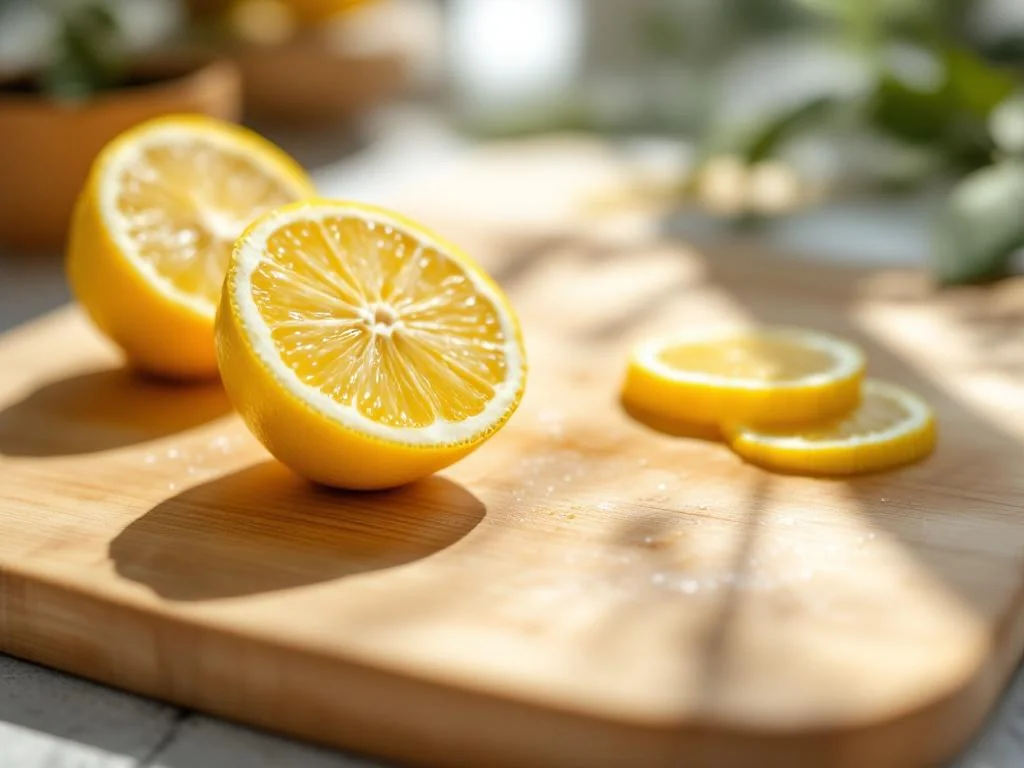 Désinfectez votre planche à découper avec du citron naturel et efficace
