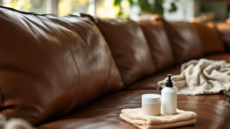 Les Astuces secrètes pour rendre votre canapé en cuir comme neuf