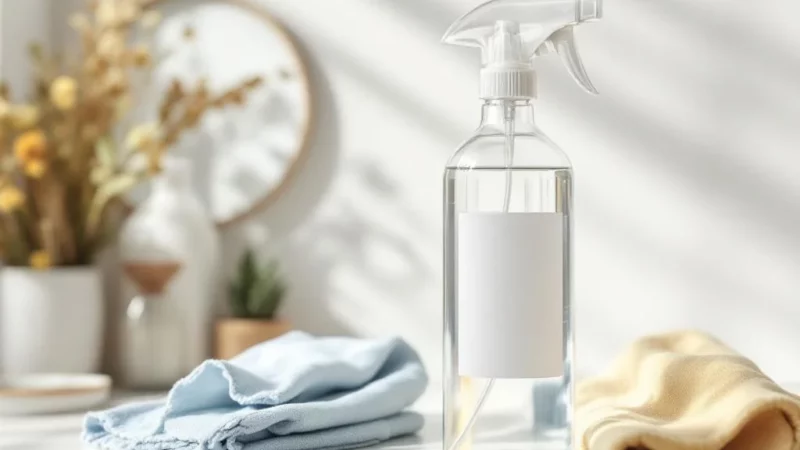 Nettoyez en un clin d’œil avec l&rsquo;alcool ménager, votre allié magique