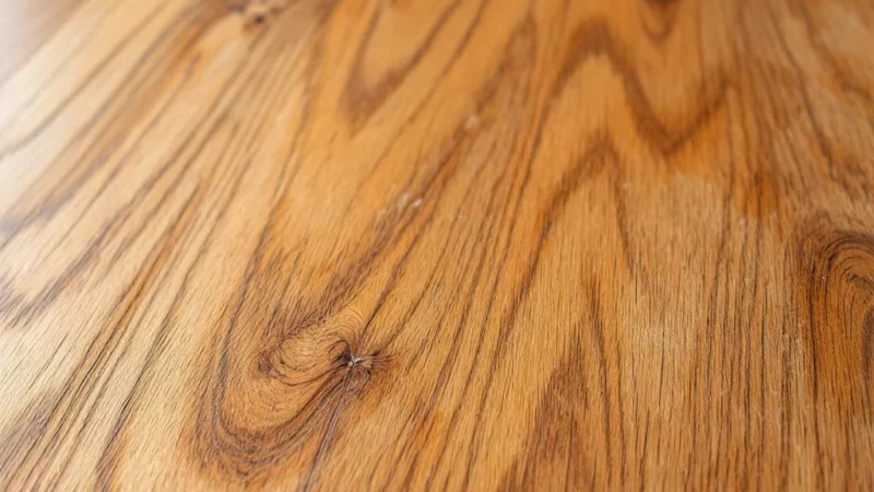 Comment éliminer facilement les taches blanches sur votre table en chêne