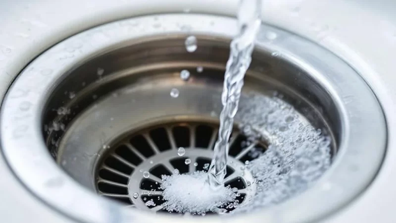 Débouchez vos canalisations naturellement avec du sel et de l’eau chaude