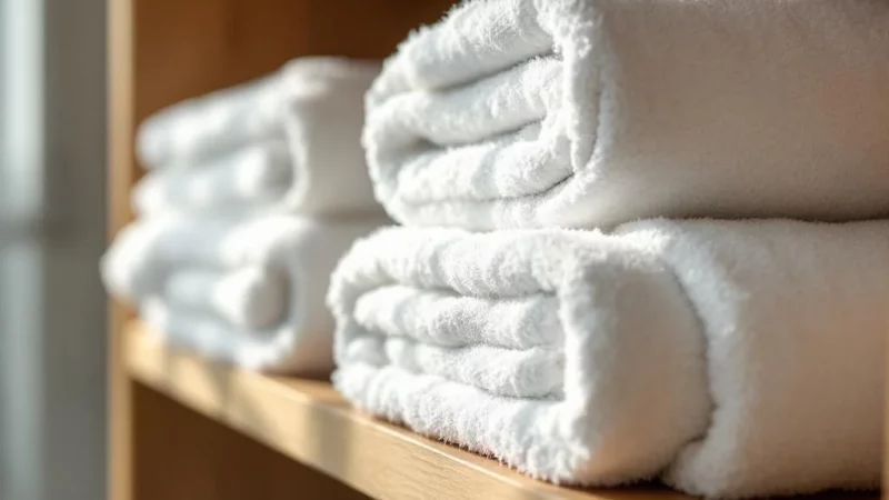 Découvrez comment retrouver des serviettes douces en un clin d’œil