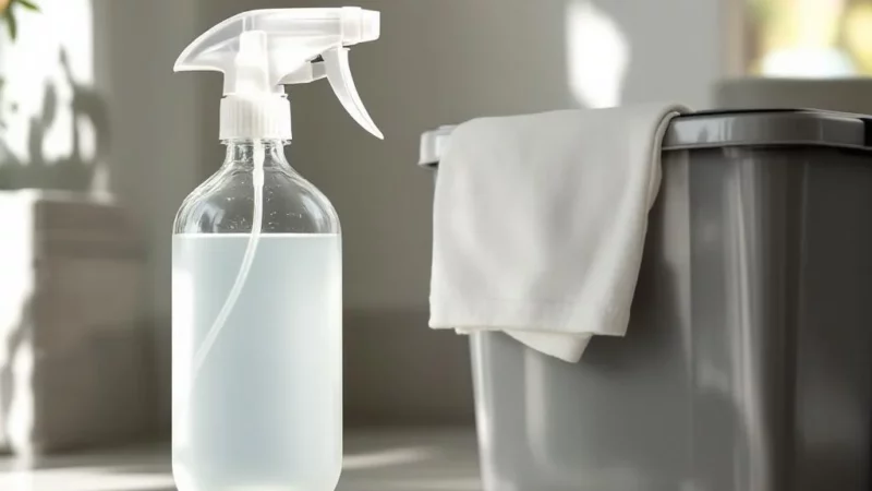 Dites Adieu aux Mauvaises Odeurs de Poubelle avec du Vinaigre Blanc