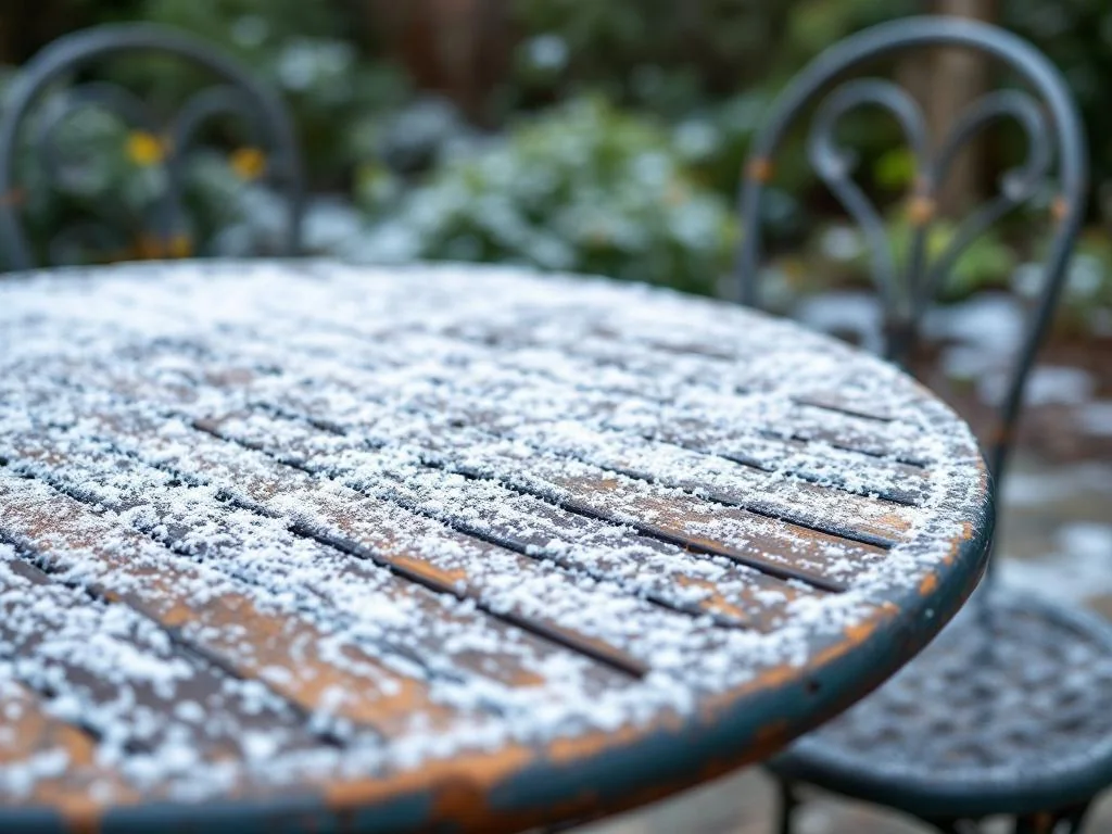 L&rsquo;Astuce simple pour protéger votre mobilier métal cet hiver