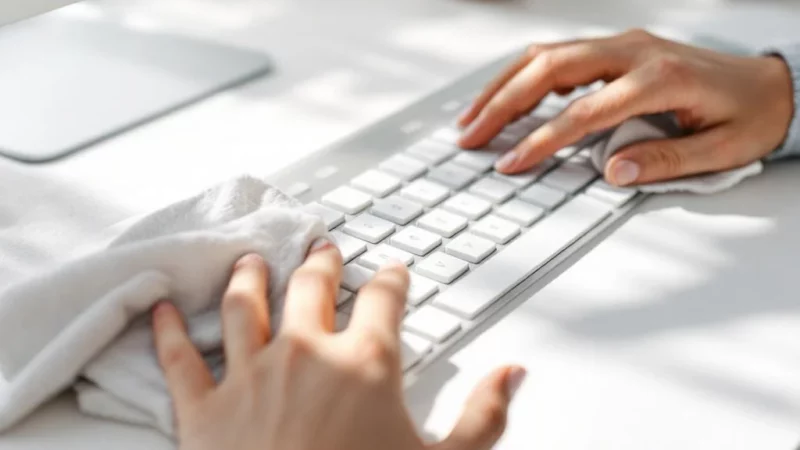 Nettoyez votre clavier rapidement pour une hygiène optimale