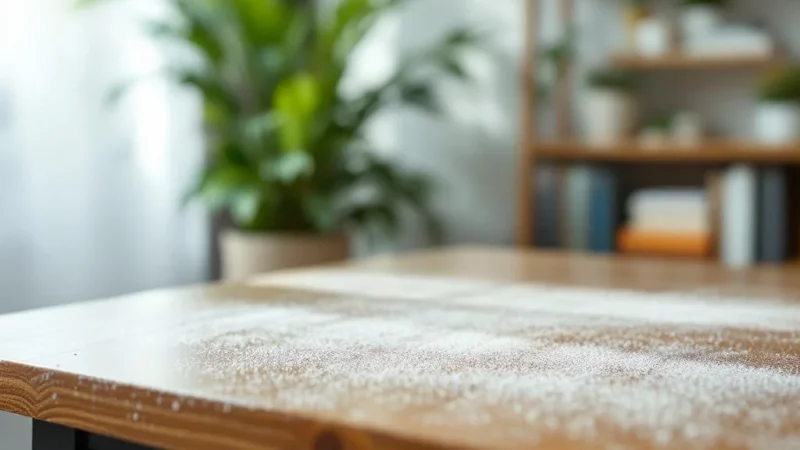 Pourquoi la poussière revient si vite chez vous ? Découvrez la vérité