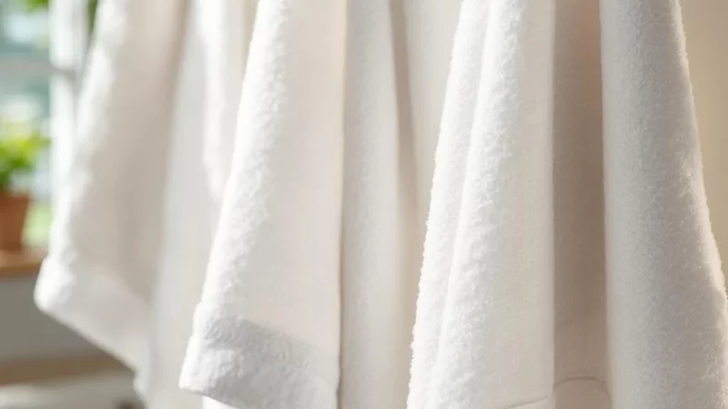 Pourquoi laver serviettes séparément pour une hygiène et une durée de vie optimale