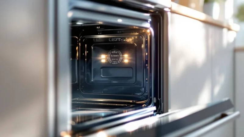 Révélation : la méthode facile pour faire briller votre four sans effort