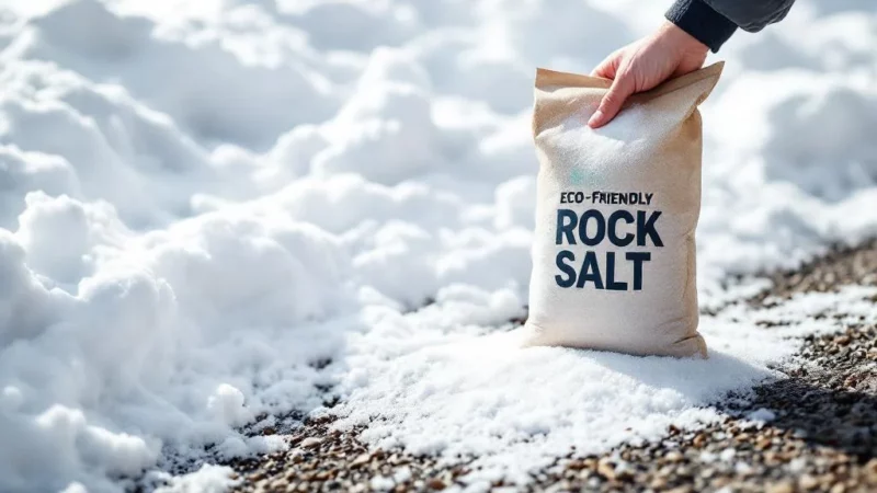 Stop au sel : une astuce économique pour protéger votre allée cet hiver