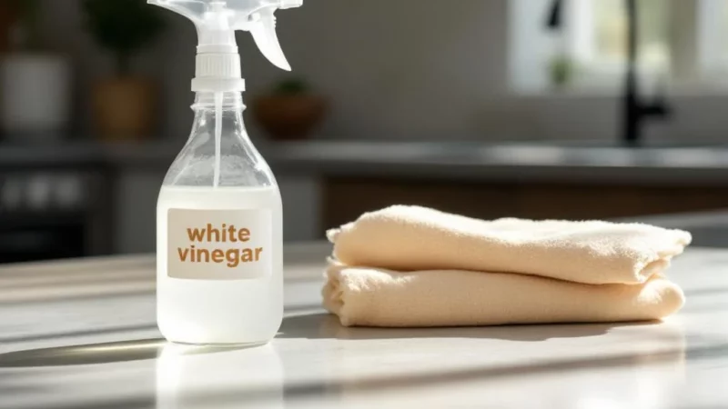 Vinaigre blanc : les surfaces à jamais éviter pour ne pas tout détruire