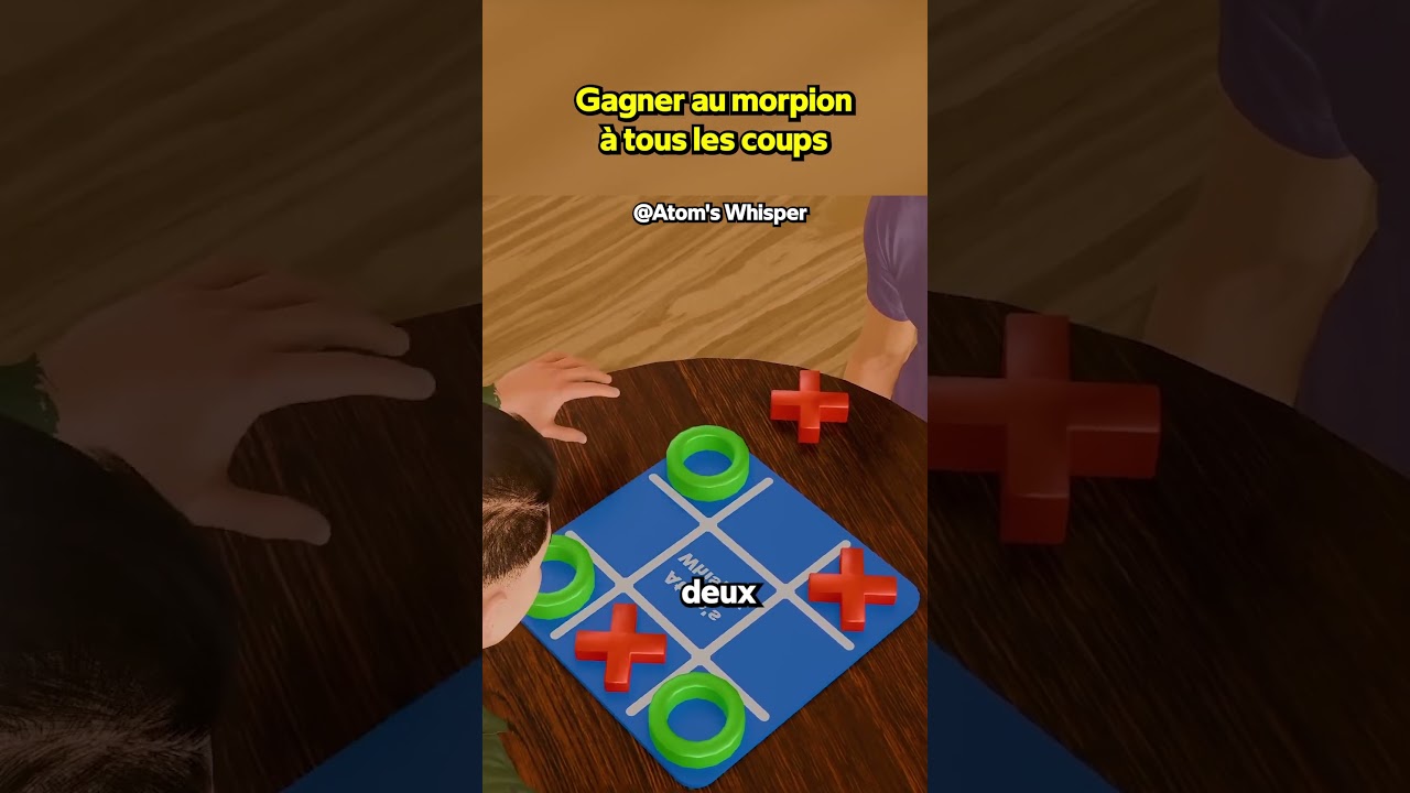 [Vidéo] Gagne Au Morpion À Tous Les Coups