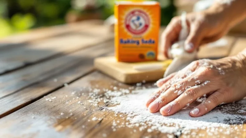 Bicarbonate de soude : l’astuce ménage à risque pour votre bois