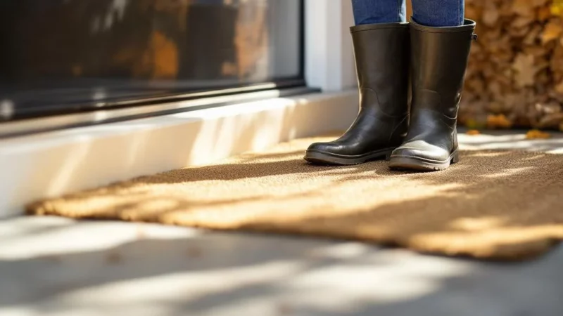 Cette astuce anti-boue sauve votre entrée