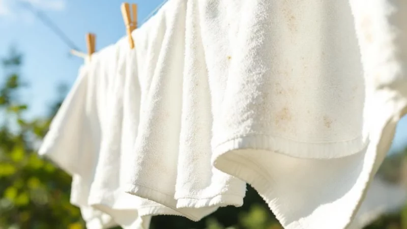 Pourquoi vos serviettes sentent la cave après séchage et comment y remédier