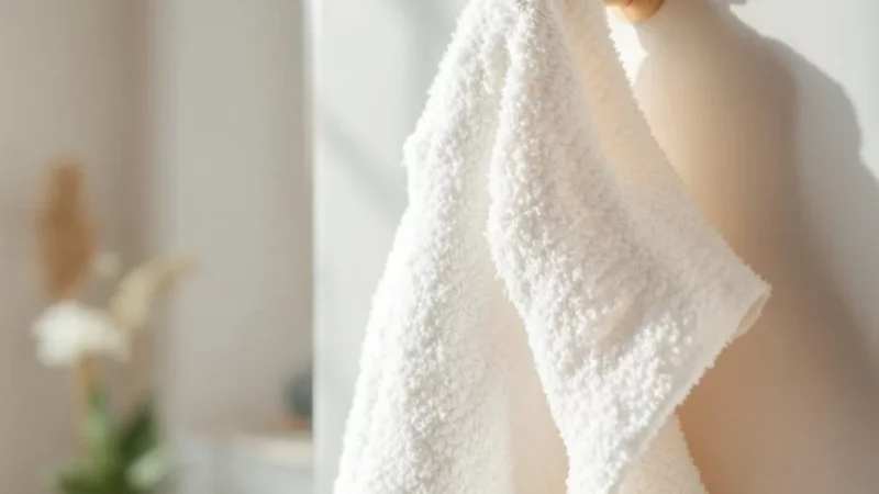 Pourquoi votre serviette devient rêche après lavage et comment y remédier