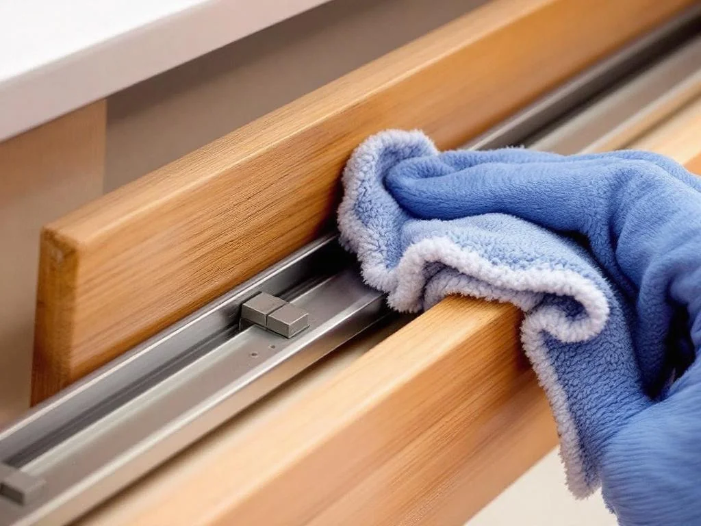 Réparez vos meubles en nettoyant simplement leurs rails!