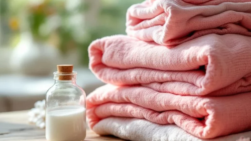Adoucissant maison : le secret pour un linge plus doux et parfumé
