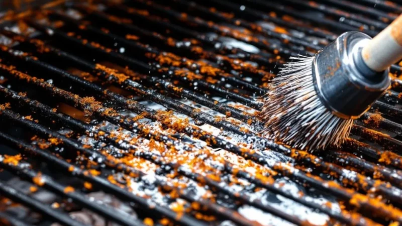 Astuce Express : Nettoyer une grille de barbecue rouillée en 5 minutes