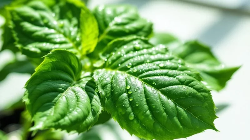 Astuce facile pour des feuilles de plante d’intérieur éclatantes et saines