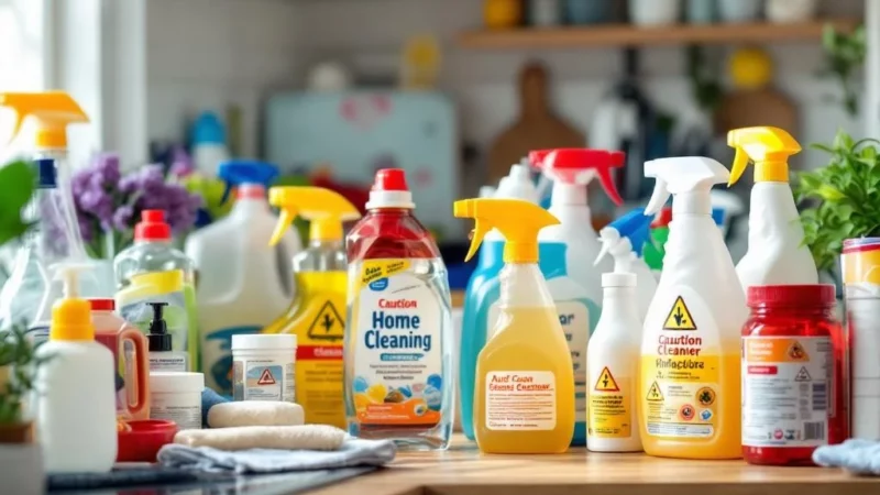 Attention aux mélanges toxiques dans vos produits ménagers maison
