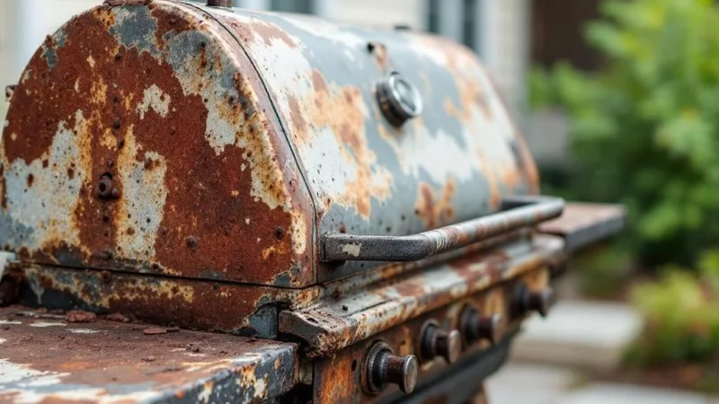 Barbecue rouillé : faut-il le jeter ou le sauver facilement ?