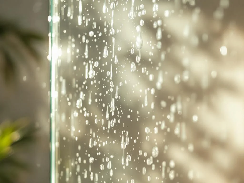 Comment éliminer facilement les taches blanches sur votre vitre de douche