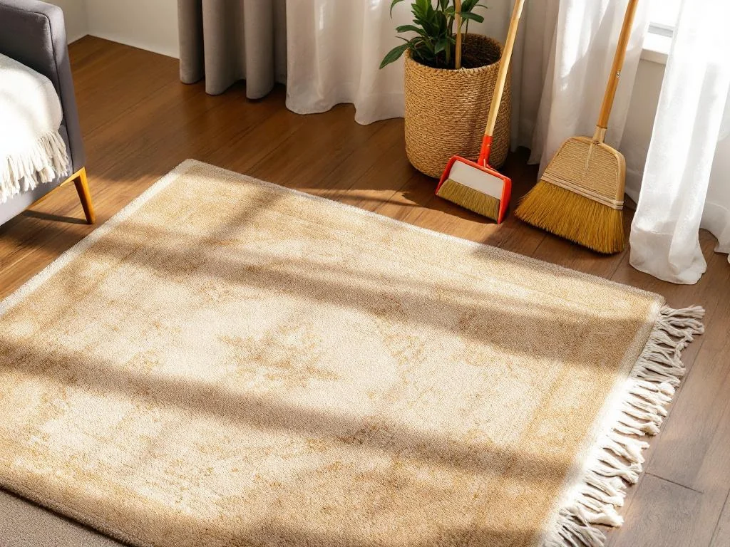 Comment j&rsquo;ai gardé mon tapis propre sans aspirateur et sans effort