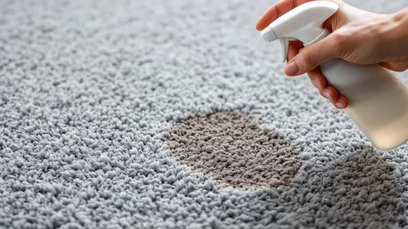 Comment nettoyer facilement votre moquette tachée sans effort