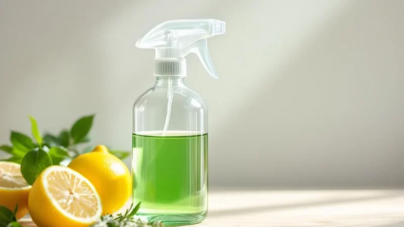 Dites adieu à l&rsquo;eau de Javel découvrez une solution naturelle et économique