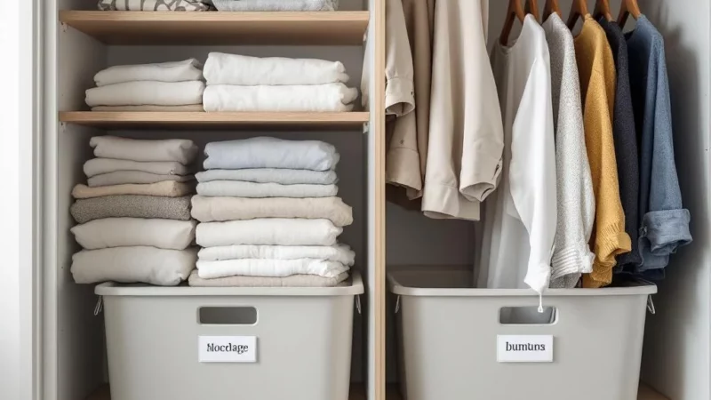 Dites adieu au désordre dans votre dressing en 5 astuces simples