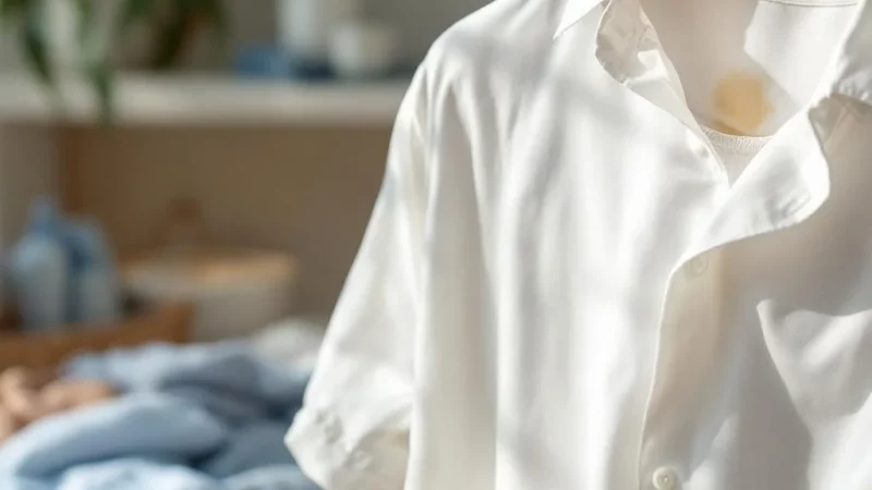 Éliminer les auréoles jaunes au bicarbonate sans abîmer vos vêtements