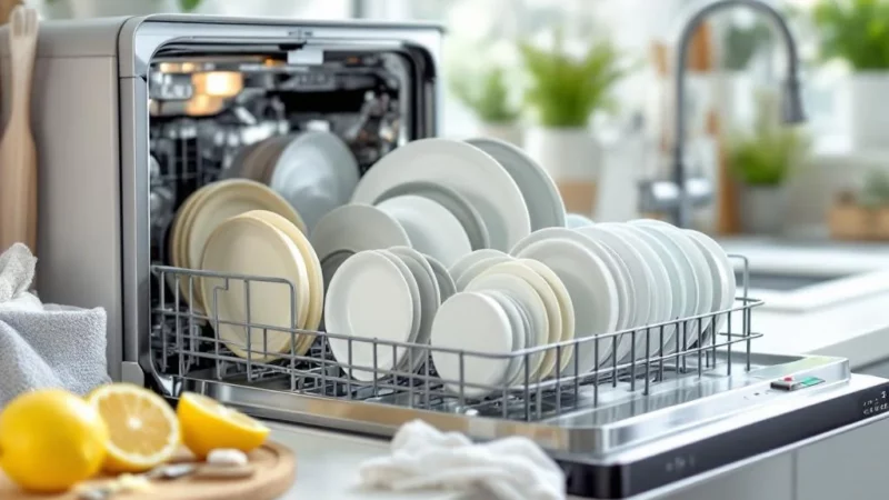 Éliminez Résidus et Odeurs dans votre Lave-Vaisselle avec cette Astuce Économique