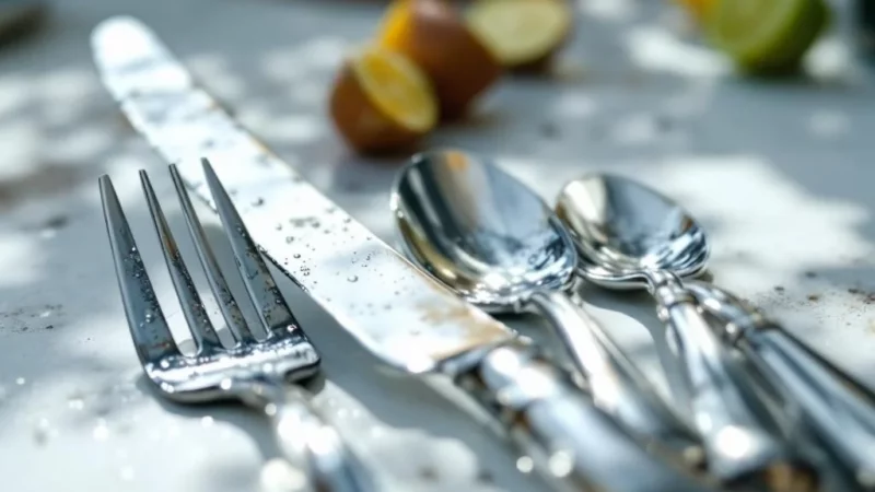 L&rsquo;Erreur Qui Détériore Vos Couverts en Inox à Chaque Lavage