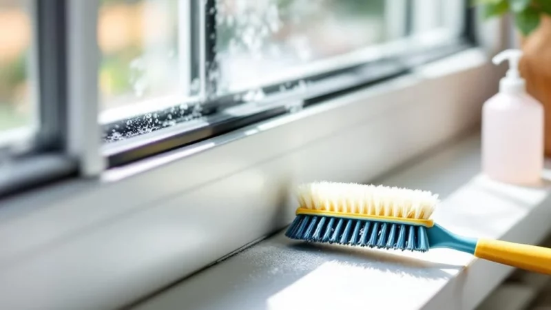 Nettoyez vos joints de fenêtre en 5 minutes pour éviter la saleté et l’humidité