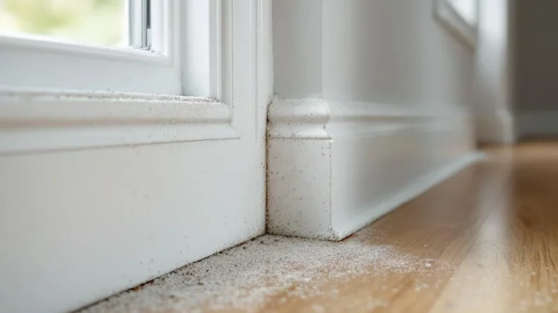 Pourquoi vos plinthes accumulent autant de poussière et comment y remédier