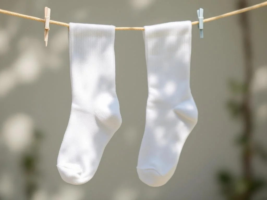 Redonnez vie à vos chaussettes blanches en 5 minutes