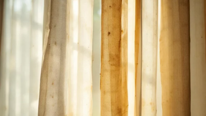 Ces rideaux sales qui provoquent une toux insoupçonnée