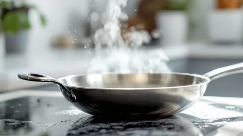 Cette astuce étonnante pour nettoyer votre poêle en un clin d&rsquo;œil