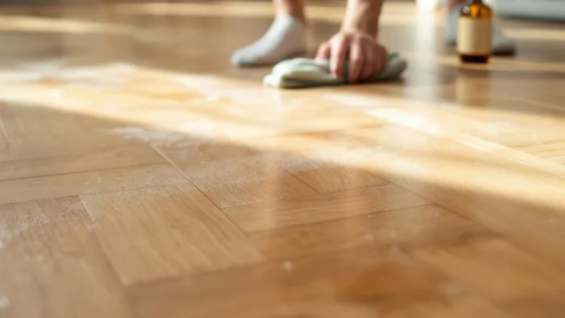 Comment redonner éclat à votre parquet terne et poussiéreux rapidement