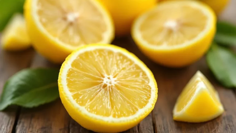 Dites adieu aux taches de fruits avec le pouvoir miracle du citron