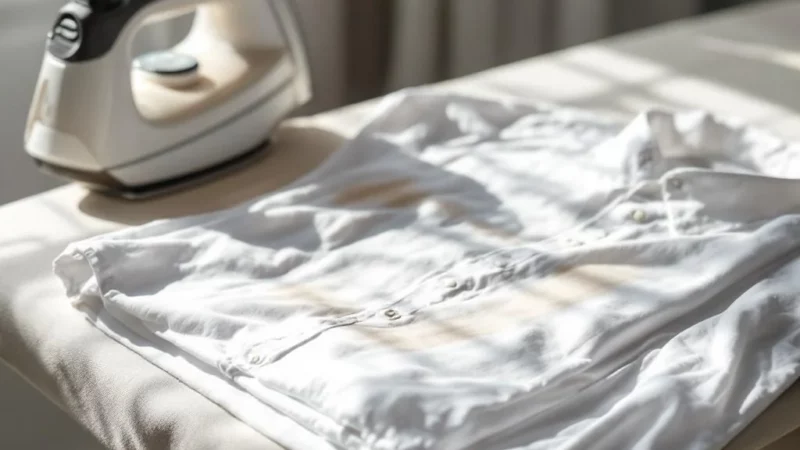 Effacez Facilement les Marques Brunes de Fer à Repasser en 5 Minutes